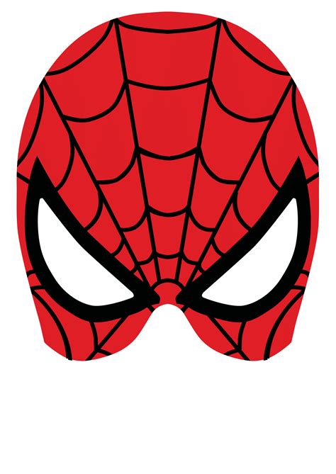 Download 130+ SpiderMan Mask Cut Out Creativefabrica